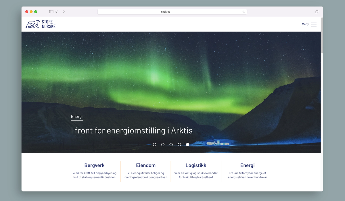Store norske sine nettsider brukt som illustrasjon