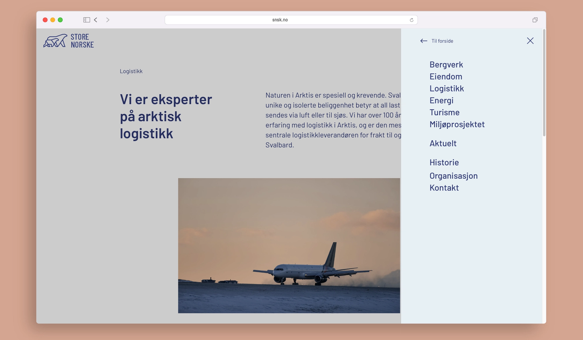 Store norske sine nettsider brukt som illustrasjon